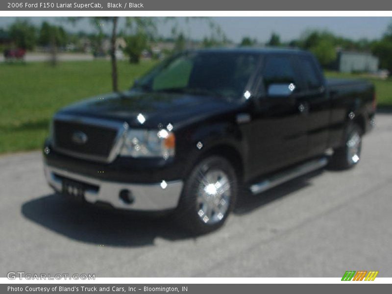 Black / Black 2006 Ford F150 Lariat SuperCab