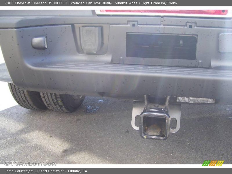 Summit White / Light Titanium/Ebony 2008 Chevrolet Silverado 3500HD LT Extended Cab 4x4 Dually