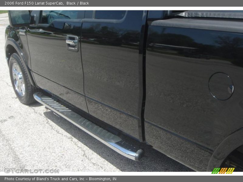 Black / Black 2006 Ford F150 Lariat SuperCab