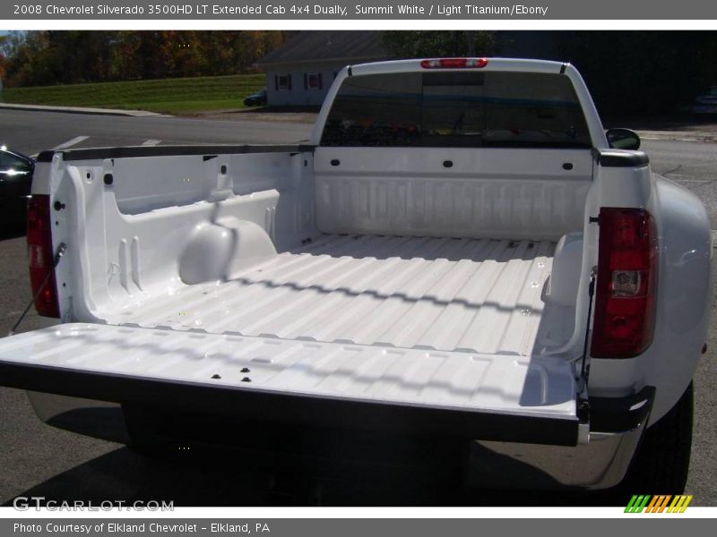 Summit White / Light Titanium/Ebony 2008 Chevrolet Silverado 3500HD LT Extended Cab 4x4 Dually