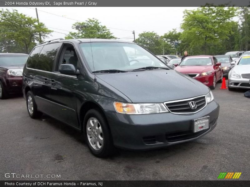 Sage Brush Pearl / Gray 2004 Honda Odyssey EX