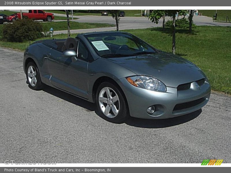 Satin Meisai Gray Pearl / Dark Charcoal 2008 Mitsubishi Eclipse Spyder GS