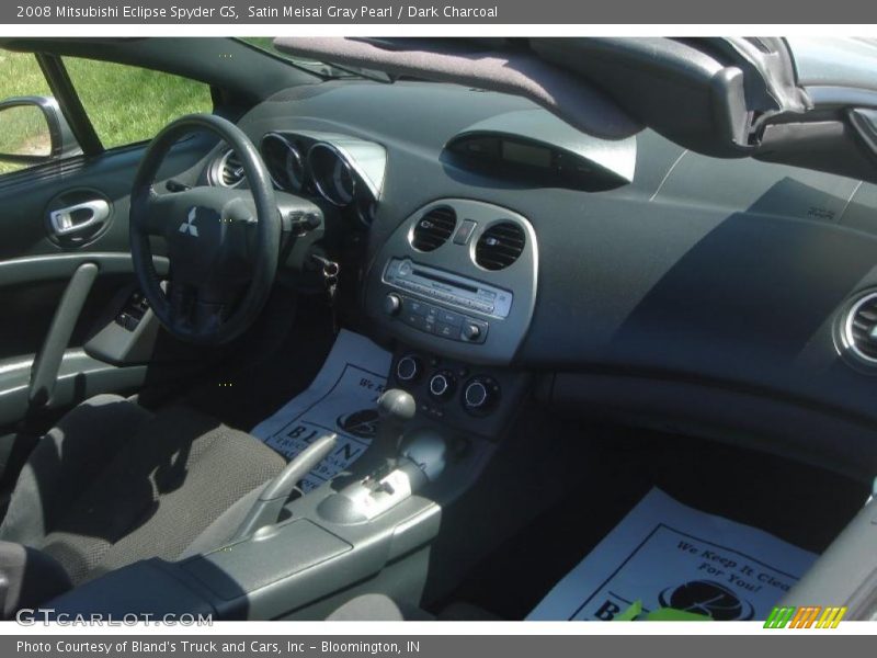 Satin Meisai Gray Pearl / Dark Charcoal 2008 Mitsubishi Eclipse Spyder GS