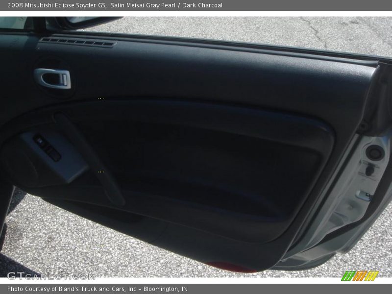 Satin Meisai Gray Pearl / Dark Charcoal 2008 Mitsubishi Eclipse Spyder GS