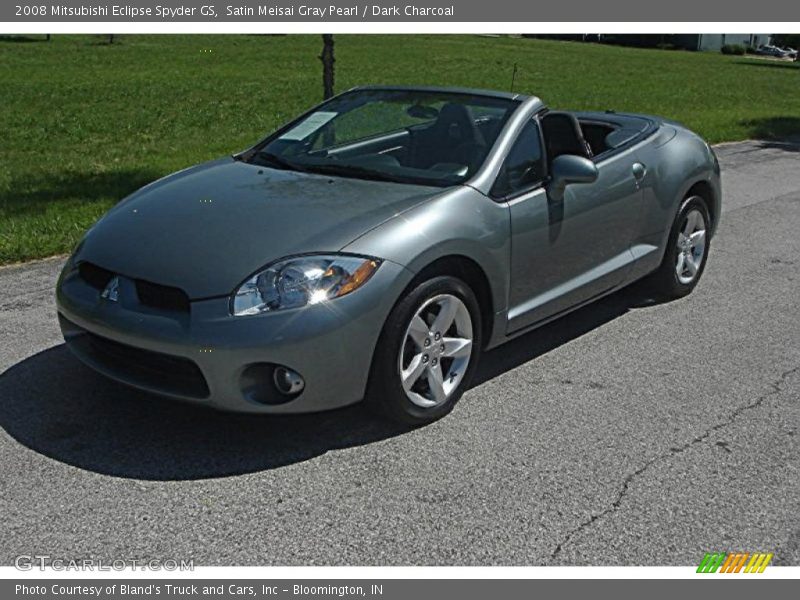 Satin Meisai Gray Pearl / Dark Charcoal 2008 Mitsubishi Eclipse Spyder GS
