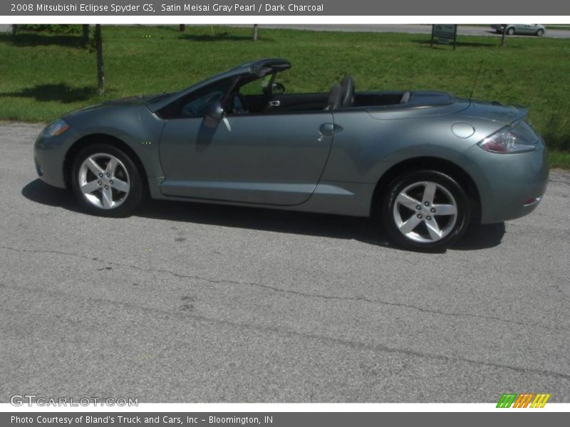 Satin Meisai Gray Pearl / Dark Charcoal 2008 Mitsubishi Eclipse Spyder GS