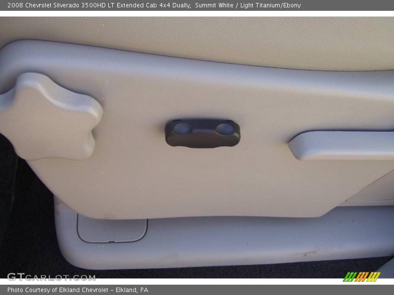 Summit White / Light Titanium/Ebony 2008 Chevrolet Silverado 3500HD LT Extended Cab 4x4 Dually