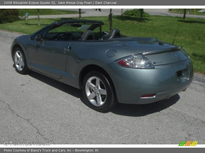 Satin Meisai Gray Pearl / Dark Charcoal 2008 Mitsubishi Eclipse Spyder GS
