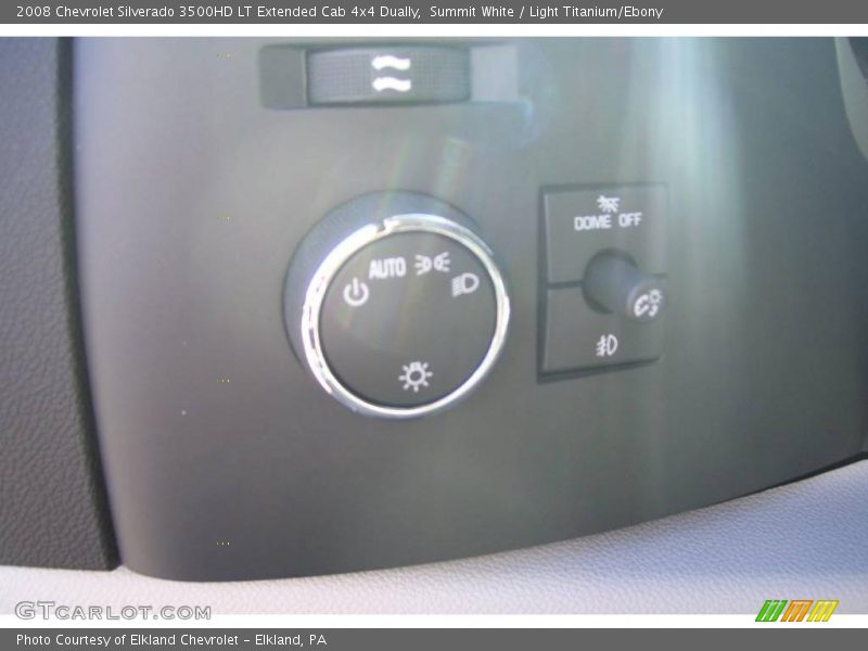 Summit White / Light Titanium/Ebony 2008 Chevrolet Silverado 3500HD LT Extended Cab 4x4 Dually