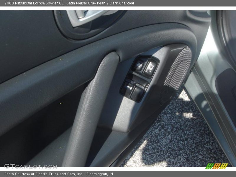 Satin Meisai Gray Pearl / Dark Charcoal 2008 Mitsubishi Eclipse Spyder GS