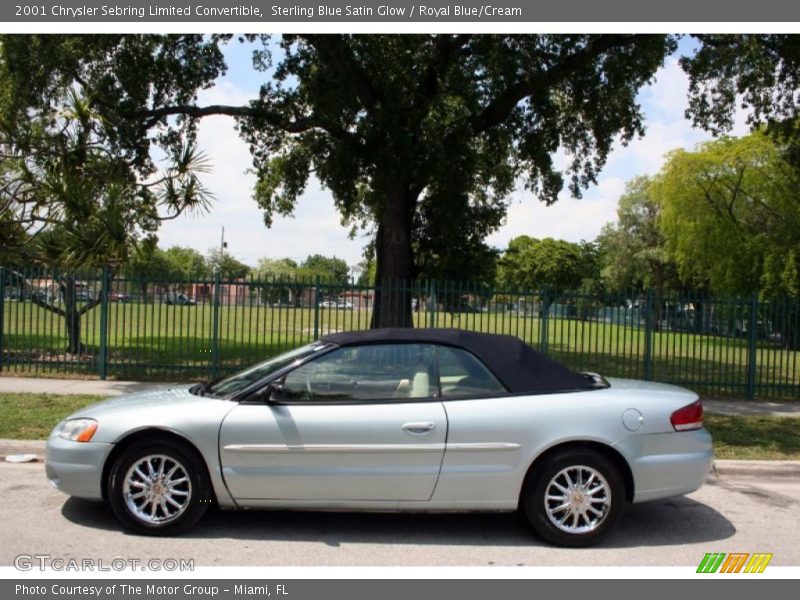  2001 Sebring Limited Convertible Sterling Blue Satin Glow