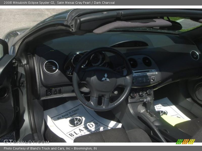 Satin Meisai Gray Pearl / Dark Charcoal 2008 Mitsubishi Eclipse Spyder GS