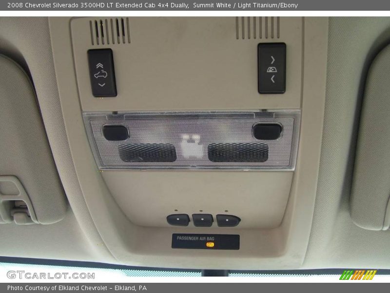Summit White / Light Titanium/Ebony 2008 Chevrolet Silverado 3500HD LT Extended Cab 4x4 Dually