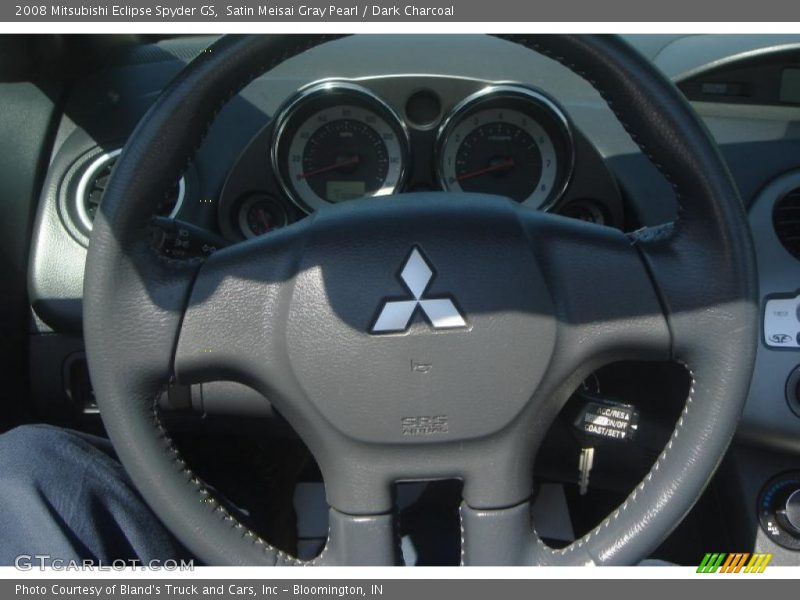 Satin Meisai Gray Pearl / Dark Charcoal 2008 Mitsubishi Eclipse Spyder GS