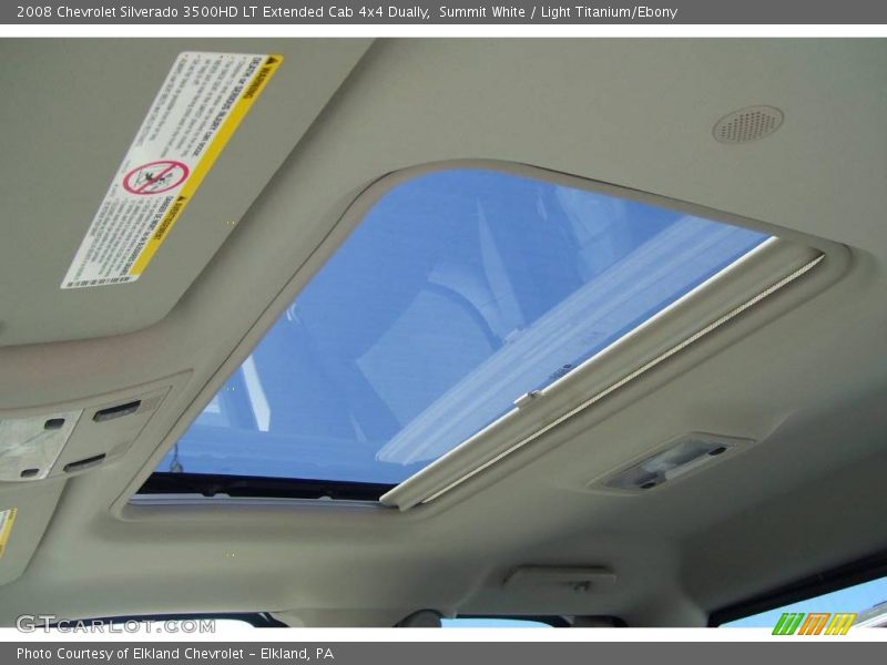 Summit White / Light Titanium/Ebony 2008 Chevrolet Silverado 3500HD LT Extended Cab 4x4 Dually