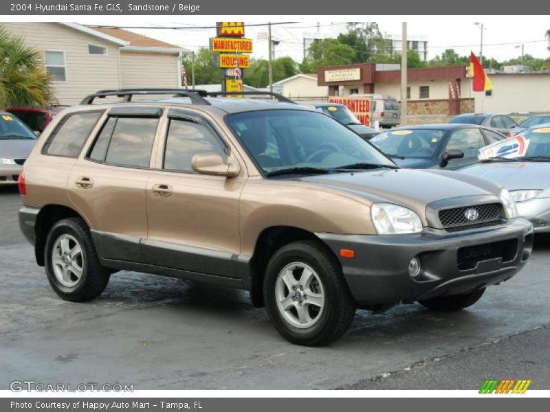 Sandstone / Beige 2004 Hyundai Santa Fe GLS
