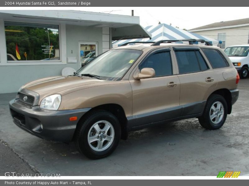 Sandstone / Beige 2004 Hyundai Santa Fe GLS