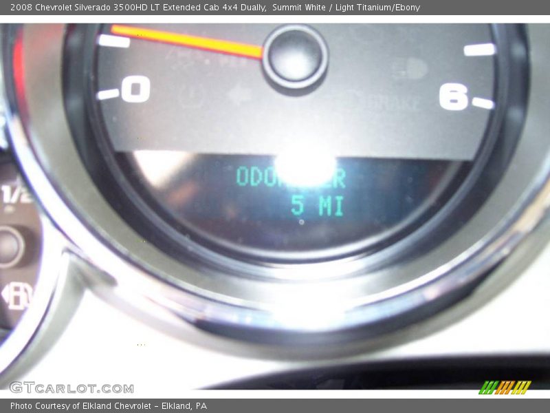 Summit White / Light Titanium/Ebony 2008 Chevrolet Silverado 3500HD LT Extended Cab 4x4 Dually