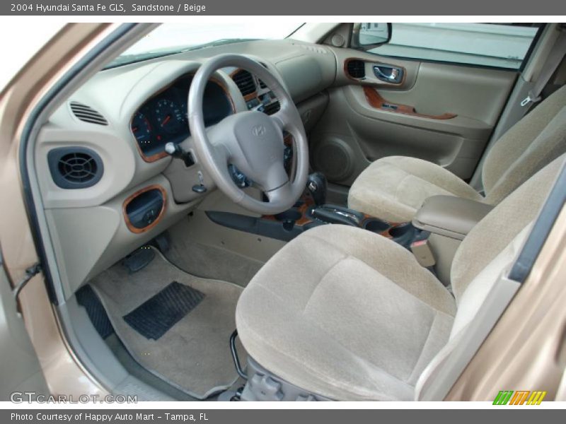 Sandstone / Beige 2004 Hyundai Santa Fe GLS
