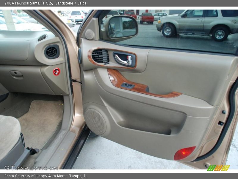 Sandstone / Beige 2004 Hyundai Santa Fe GLS