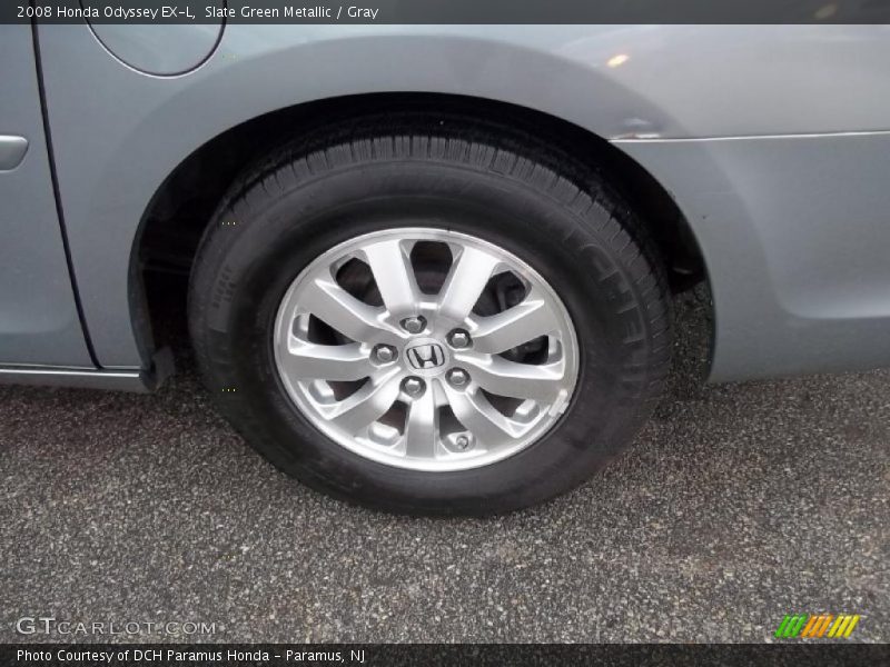 Slate Green Metallic / Gray 2008 Honda Odyssey EX-L