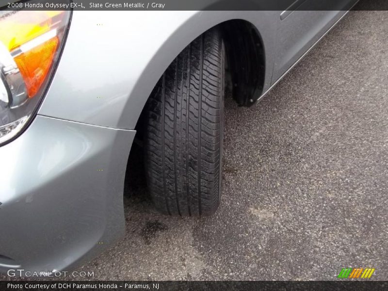 Slate Green Metallic / Gray 2008 Honda Odyssey EX-L