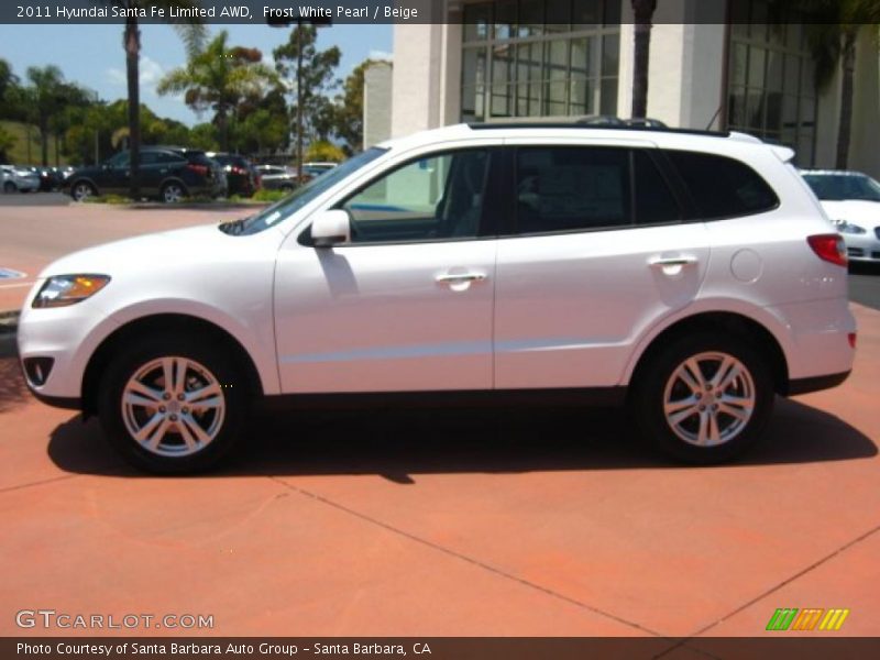  2011 Santa Fe Limited AWD Frost White Pearl