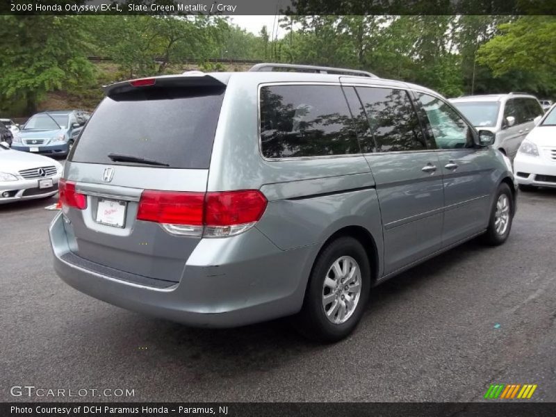 Slate Green Metallic / Gray 2008 Honda Odyssey EX-L