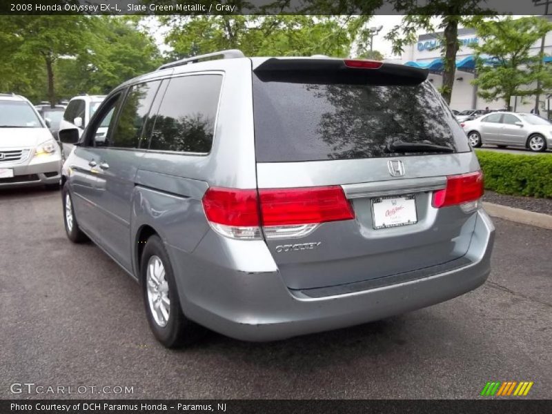 Slate Green Metallic / Gray 2008 Honda Odyssey EX-L
