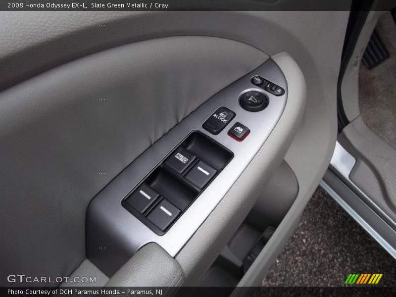 Slate Green Metallic / Gray 2008 Honda Odyssey EX-L