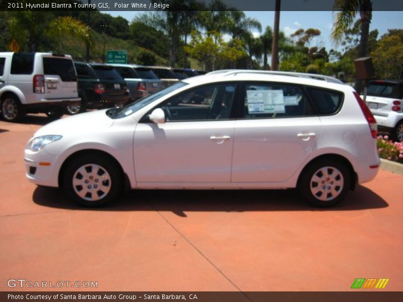 Polar White / Beige 2011 Hyundai Elantra Touring GLS