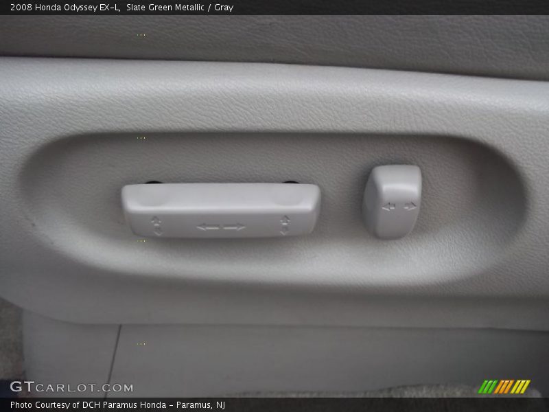 Slate Green Metallic / Gray 2008 Honda Odyssey EX-L