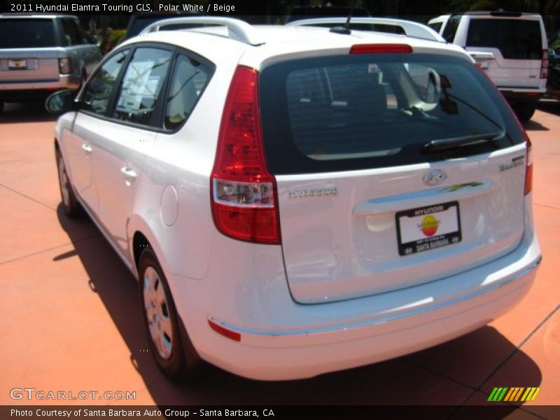 Polar White / Beige 2011 Hyundai Elantra Touring GLS