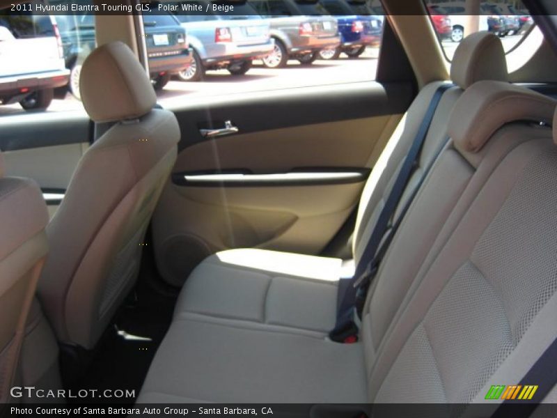 Polar White / Beige 2011 Hyundai Elantra Touring GLS