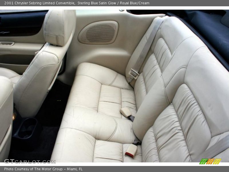  2001 Sebring Limited Convertible Royal Blue/Cream Interior