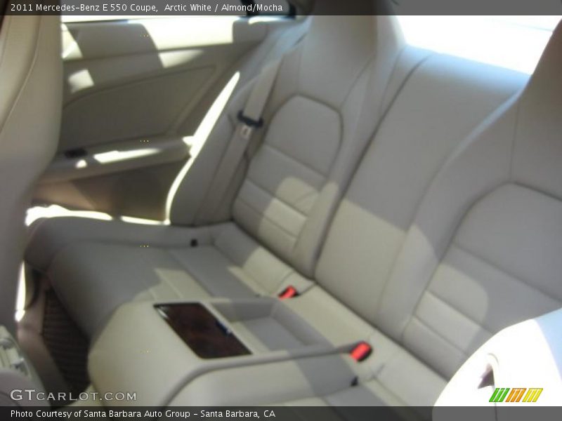 Arctic White / Almond/Mocha 2011 Mercedes-Benz E 550 Coupe