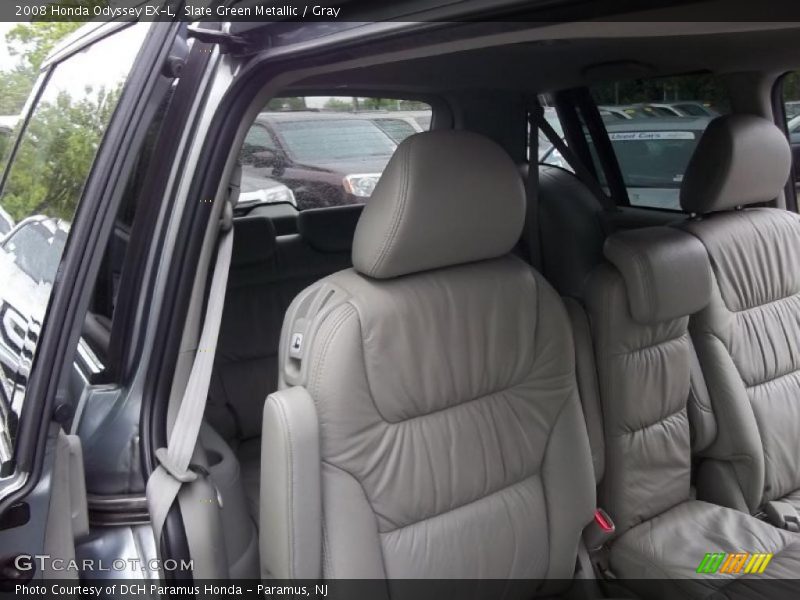 Slate Green Metallic / Gray 2008 Honda Odyssey EX-L