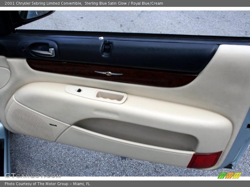 Door Panel of 2001 Sebring Limited Convertible