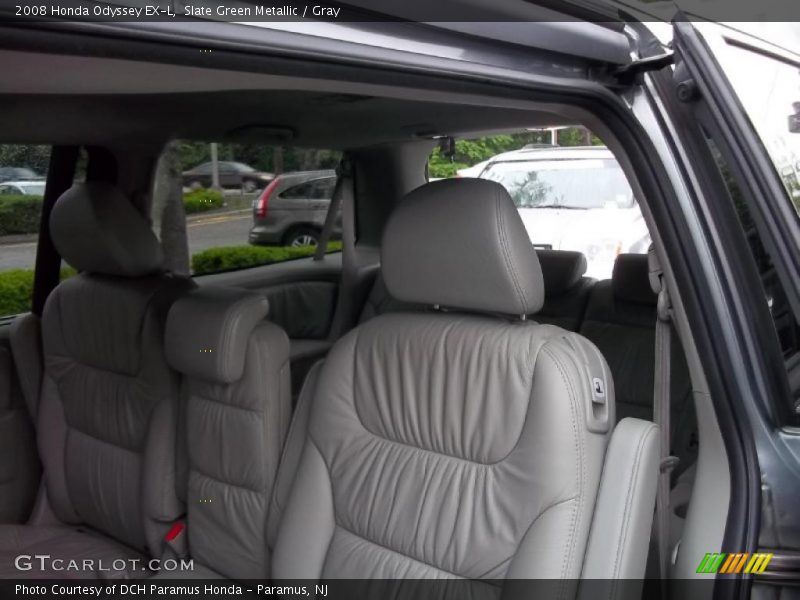 Slate Green Metallic / Gray 2008 Honda Odyssey EX-L