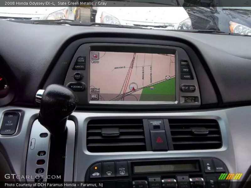 Slate Green Metallic / Gray 2008 Honda Odyssey EX-L