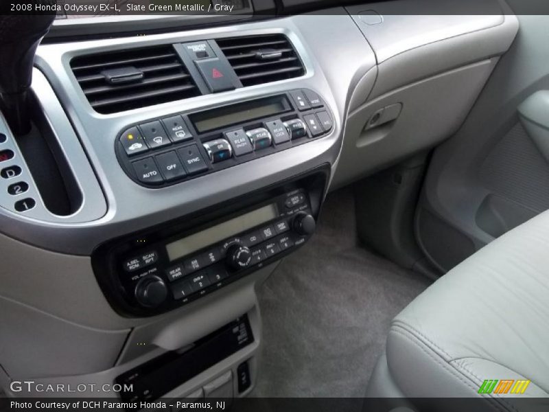 Slate Green Metallic / Gray 2008 Honda Odyssey EX-L