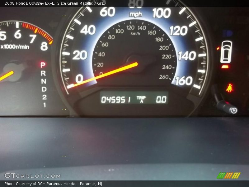 Slate Green Metallic / Gray 2008 Honda Odyssey EX-L