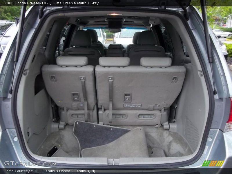 Slate Green Metallic / Gray 2008 Honda Odyssey EX-L