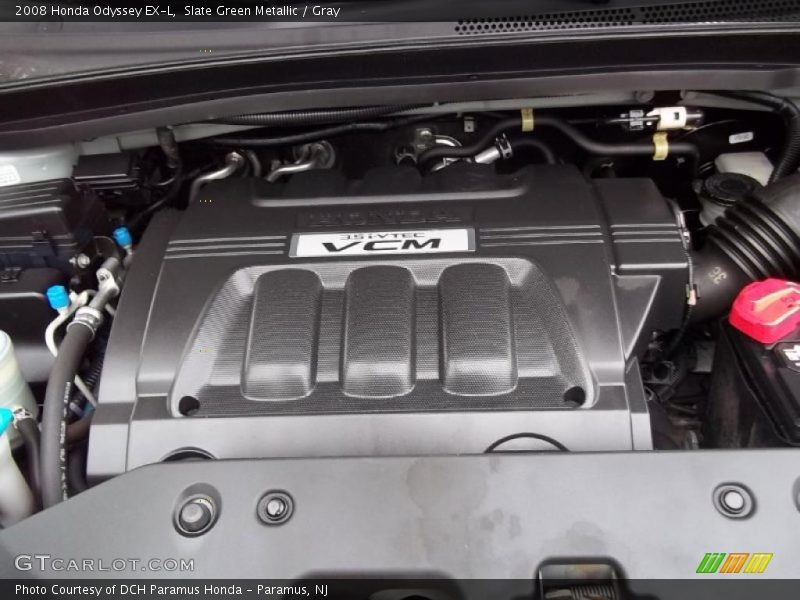 Slate Green Metallic / Gray 2008 Honda Odyssey EX-L