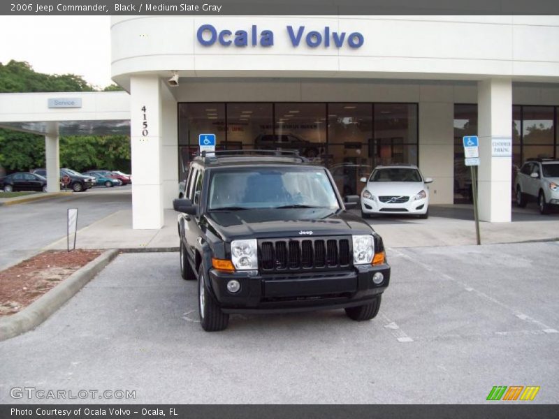 Black / Medium Slate Gray 2006 Jeep Commander