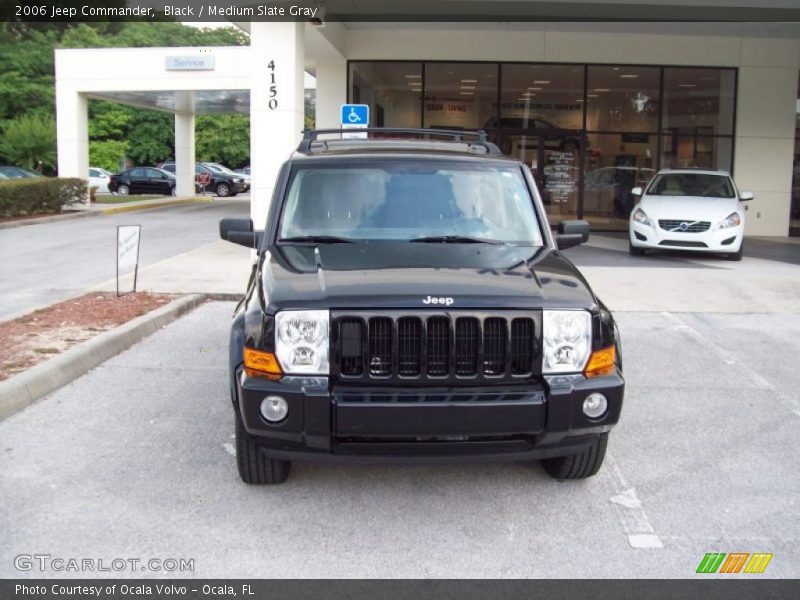 Black / Medium Slate Gray 2006 Jeep Commander