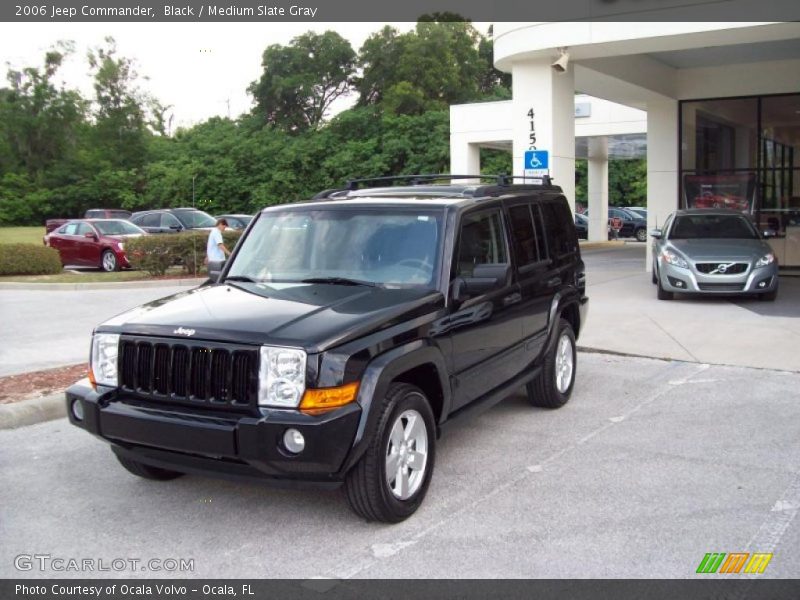 Black / Medium Slate Gray 2006 Jeep Commander