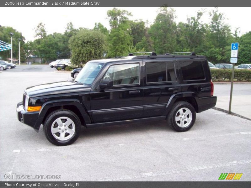 Black / Medium Slate Gray 2006 Jeep Commander