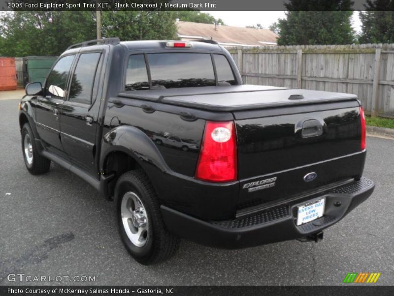 Black Clearcoat / Medium Dark Flint 2005 Ford Explorer Sport Trac XLT