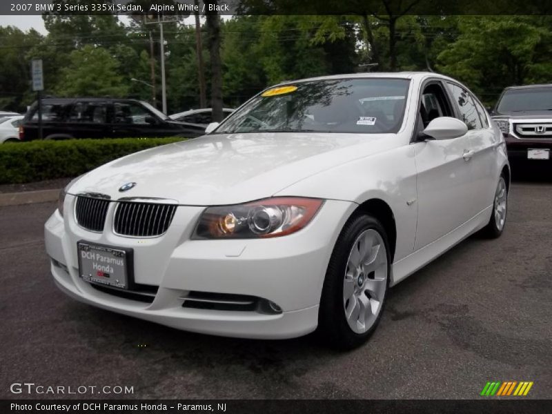 Alpine White / Black 2007 BMW 3 Series 335xi Sedan